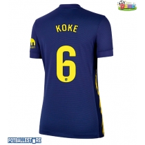 Atletico Madrid Koke #6 Bortedrakt Dame 2025-26 Kortermet